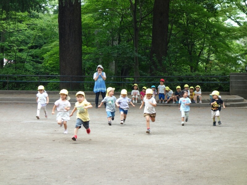 公園での忍者修行